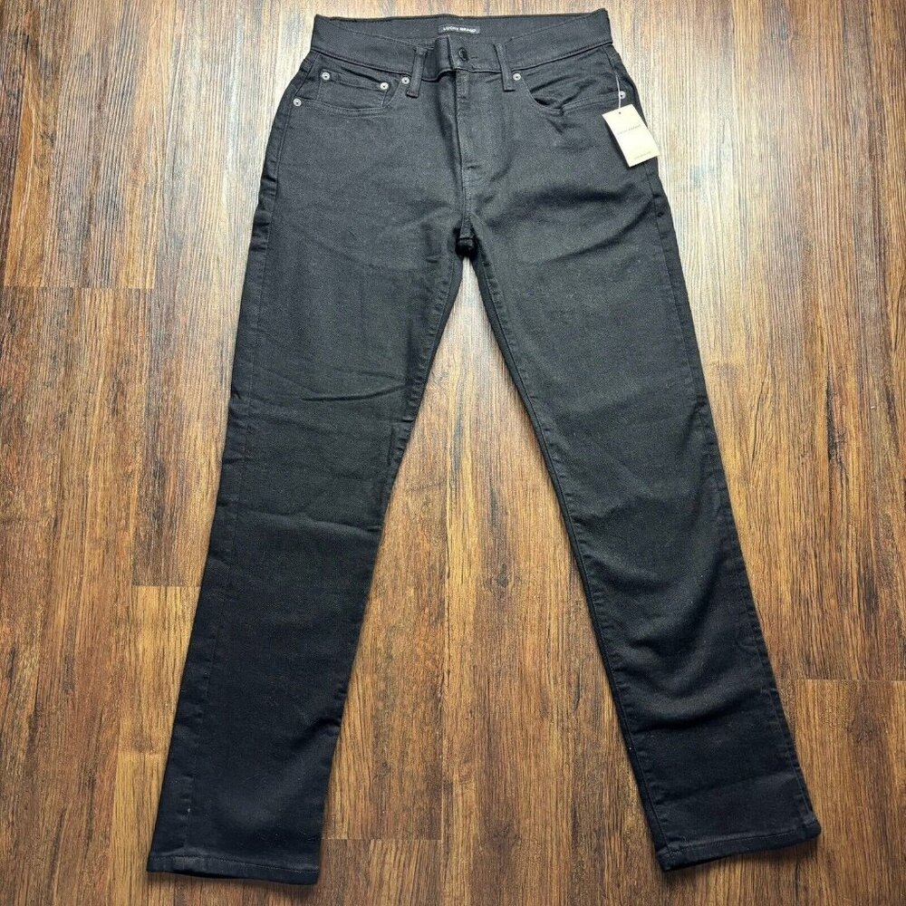 NWT Lucky Brand 223 Straight Jeans Black Stretch Men’s Size W30 L32